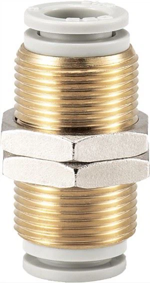 Kq2e Pregradni union fitting quick fittings